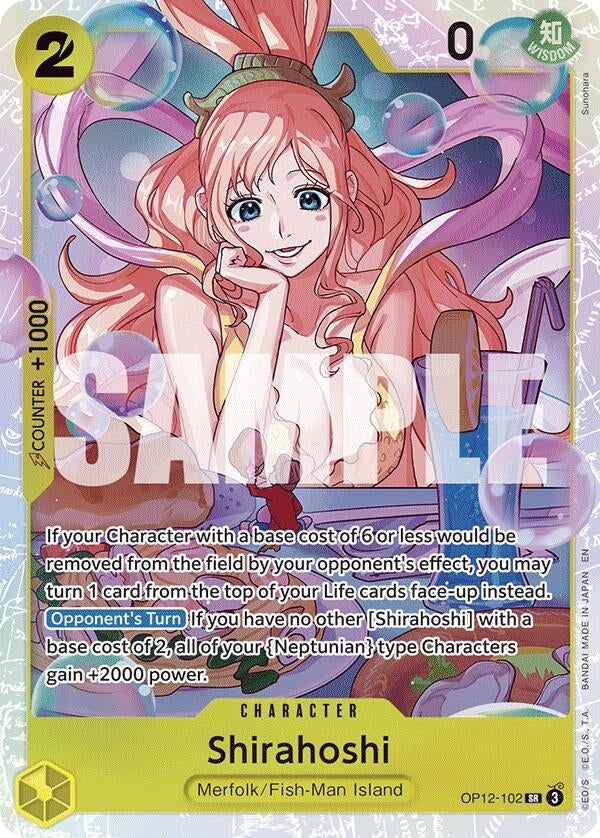 Image for Shirahoshi [OP12-102] - One Piece Card Game