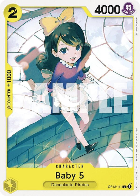 Image for Baby 5 (111) [OP12-111] - One Piece Card Game
