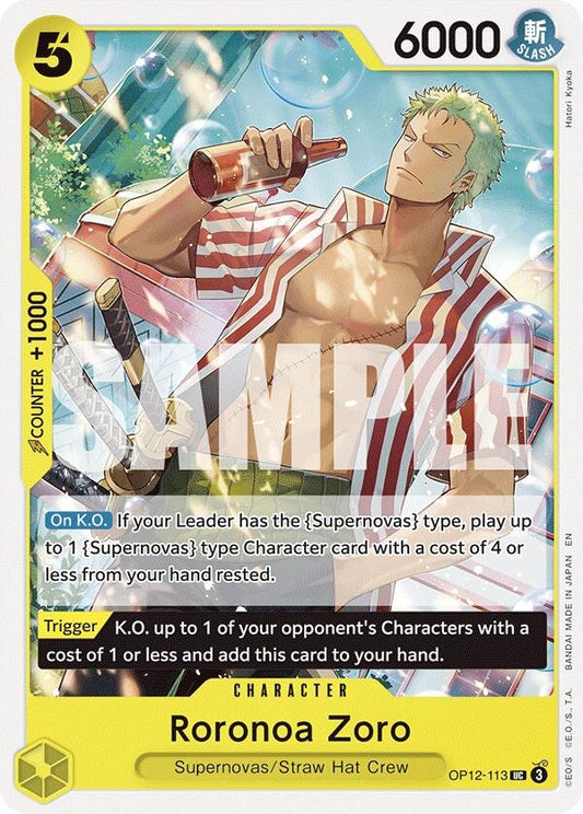 Image for Roronoa Zoro (113) [OP12-113] - One Piece Card Game