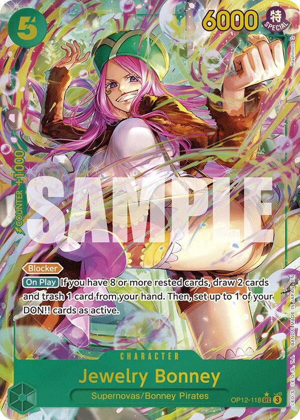 Image for Jewelry Bonney (118) (Alternate Art) [OP12-118] - One Piece Card Game