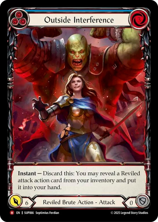 Image for Outside Interference (Extended Art) [SUP066] - Flesh and Blood TCG