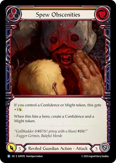 Image for Spew Obscenities [SUP078] - Flesh and Blood TCG