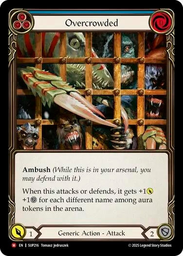 Image for Overcrowded [SUP216] - Flesh and Blood TCG