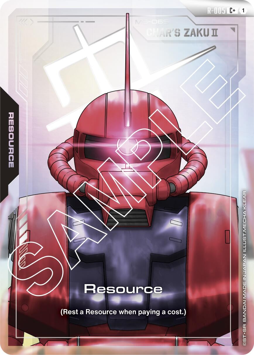 Image for Resource (R-005) (C+) [R-005] - Gundam Card Game