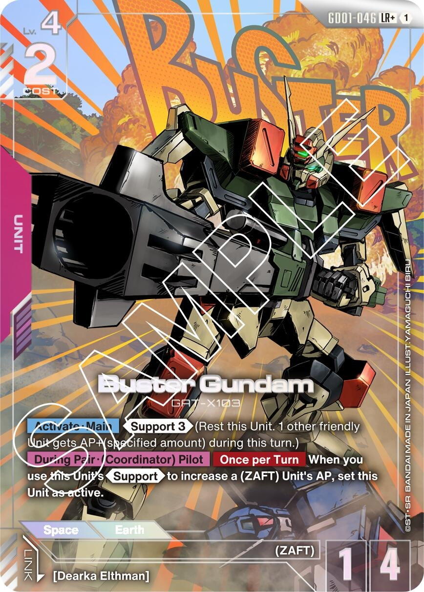 Image for Buster Gundam (LR+) [GD01-046] - Gundam Card Game