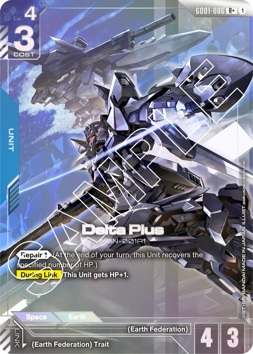 Image for Delta Plus (R+) [GD01-006] - Gundam Card Game