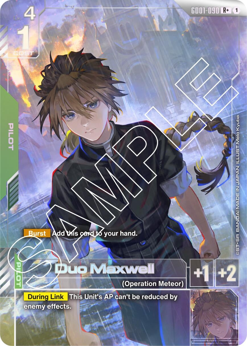 Image for Duo Maxwell (R+) [GD01-090] - Gundam Card Game