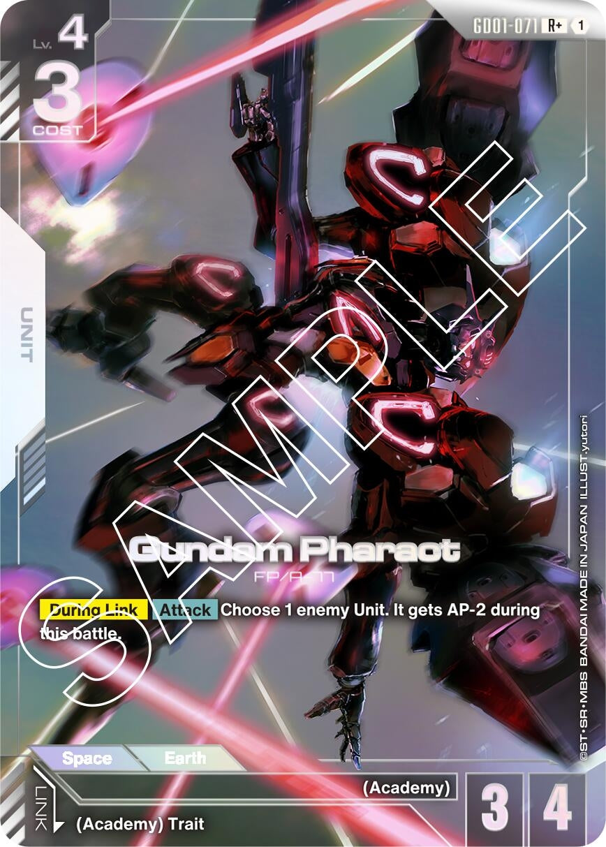 Image for Gundam Pharact (R+) [GD01-071] - Gundam Card Game