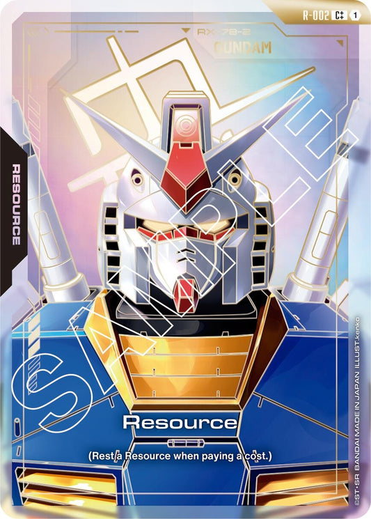 Image for Resource (R-002) (C++) [R-002] - Gundam Card Game