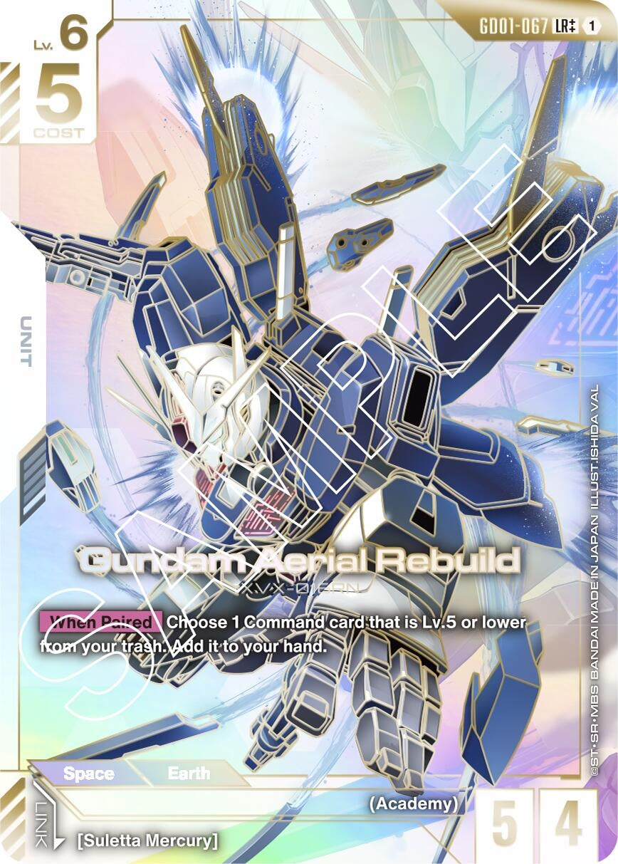 Image for Gundam Aerial Rebuild (LR++) [GD01-067] - Gundam Card Game