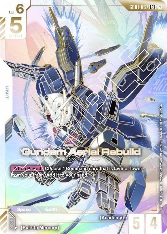 Image for Gundam Aerial Rebuild (LR++) [GD01-067] - Gundam Card Game