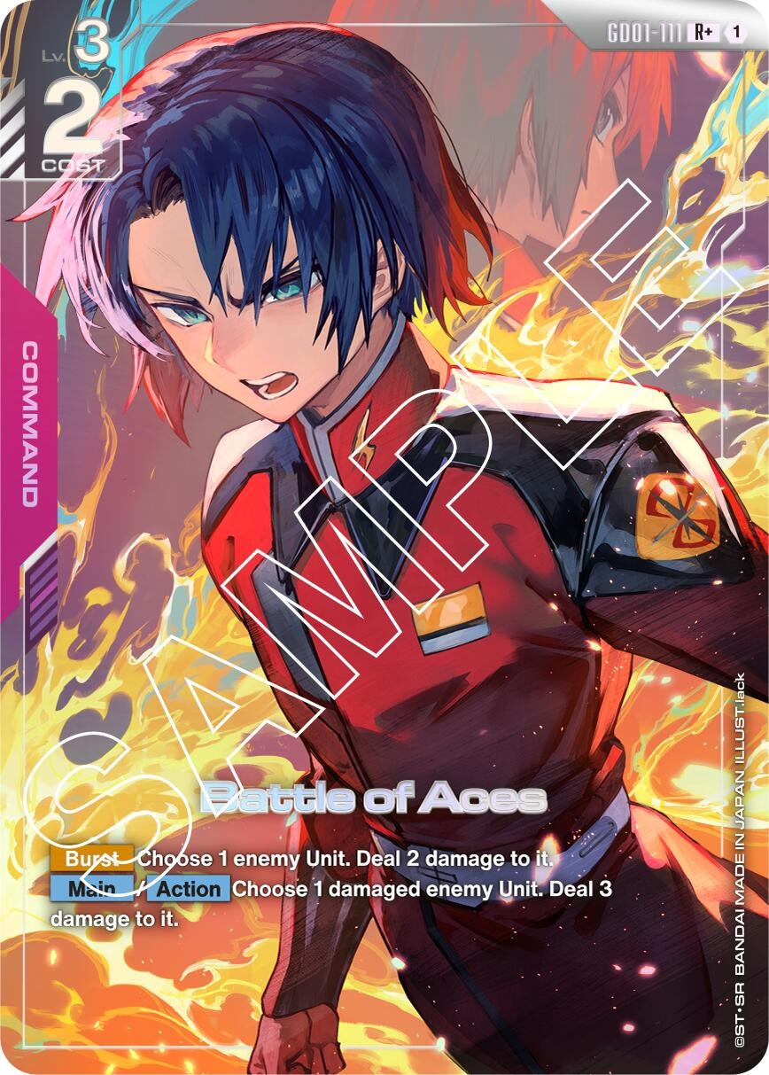 Image for Battle of Aces (R+) [GD01-111] - Gundam Card Game