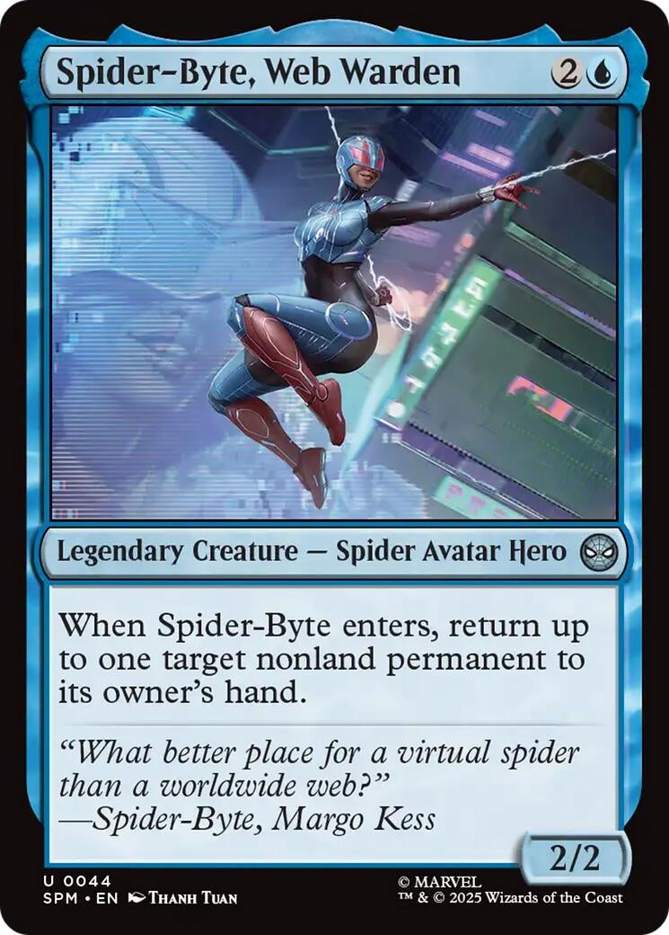 Image for Spider-Byte, Web Warden [44] - Magic: The Gathering