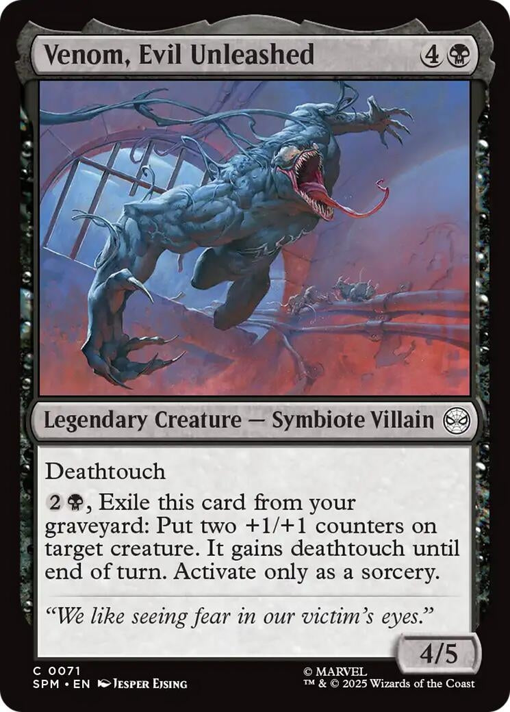Image for Venom, Evil Unleashed [71] - Magic: The Gathering