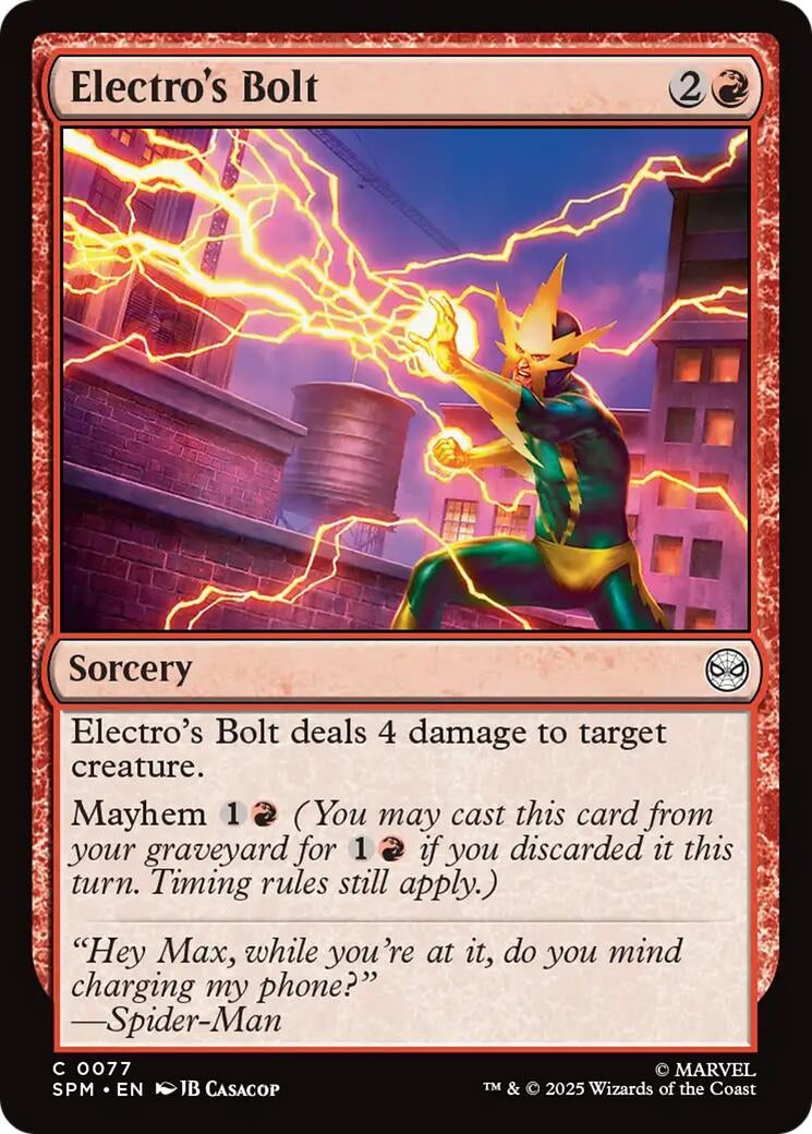 Image for Electro's Bolt [77] - Magic: The Gathering