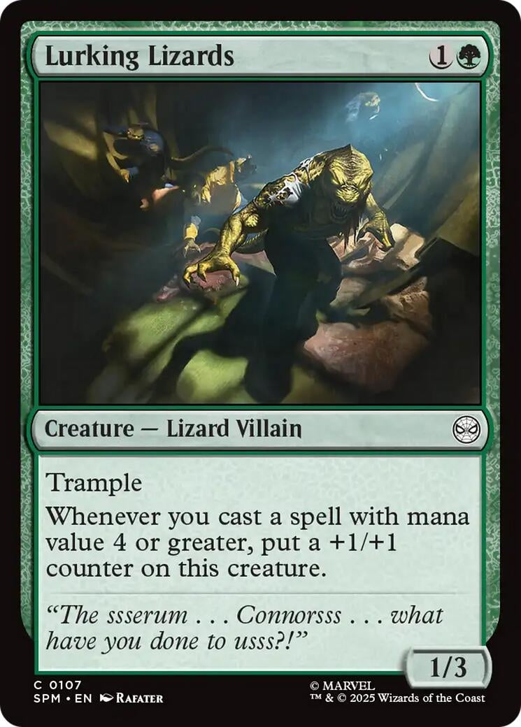 Image for Lurking Lizards [107] - Magic: The Gathering