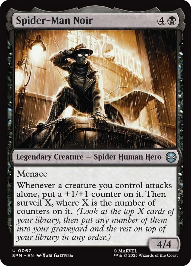 Image for Spider-Man Noir [67] - Magic: The Gathering