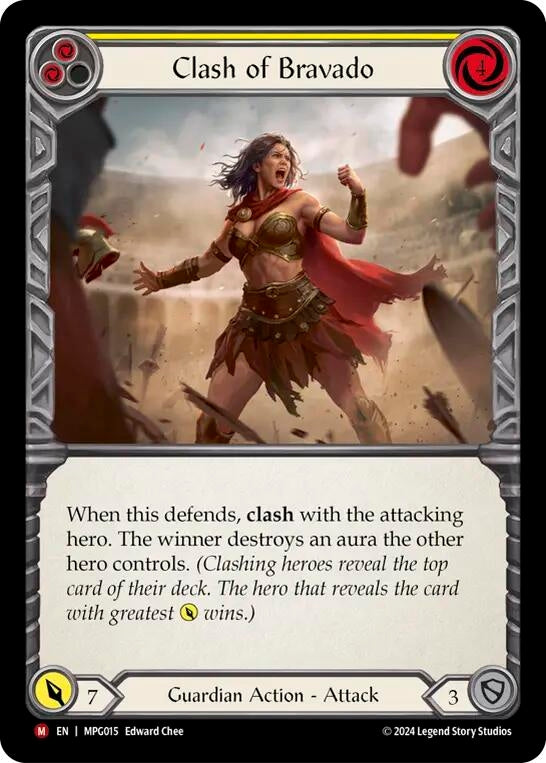 Image for Clash of Bravado [MPG015] - Flesh and Blood TCG
