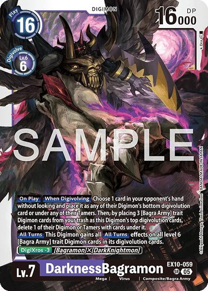 Image for DarknessBagramon [EX10-059 SR] - Digimon Card Game