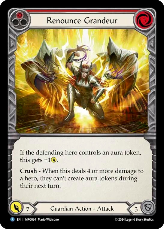 Image for Renounce Grandeur [MPG034] - Flesh and Blood TCG