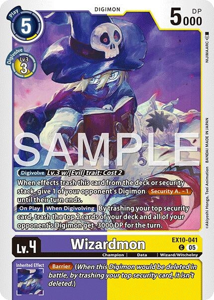 Image for Wizardmon [EX10-041 C] - Digimon Card Game