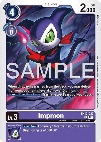 Image for Impmon [EX10-037 U] - Digimon Card Game