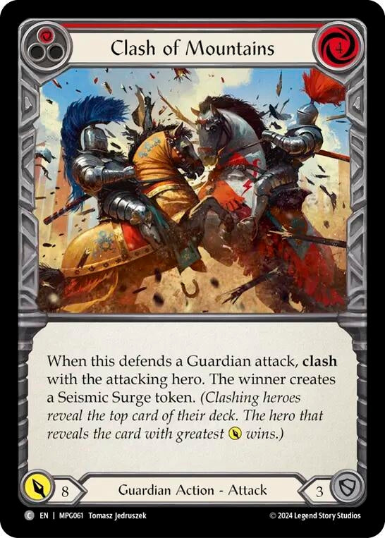 Image for Clash of Mountains (Red) [MPG061] - Flesh and Blood TCG