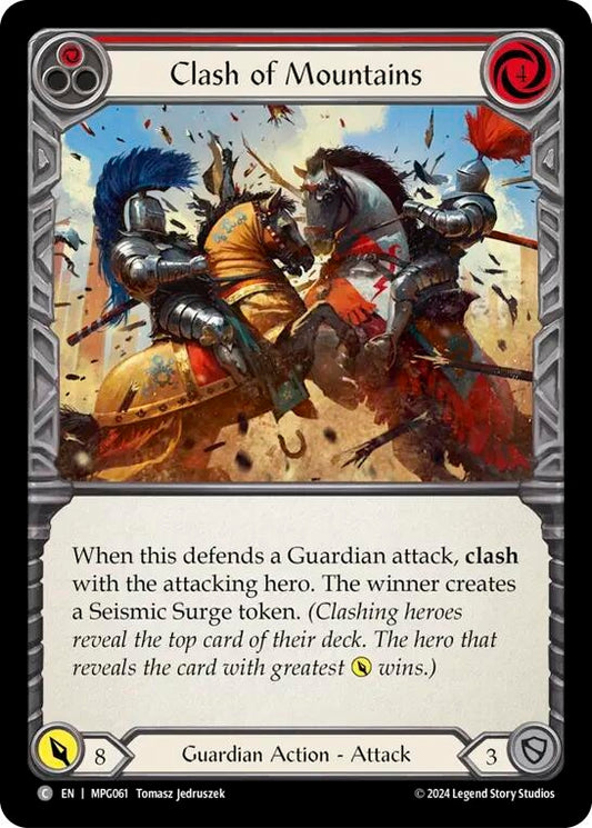 Image for Clash of Mountains (Red) [MPG061] - Flesh and Blood TCG