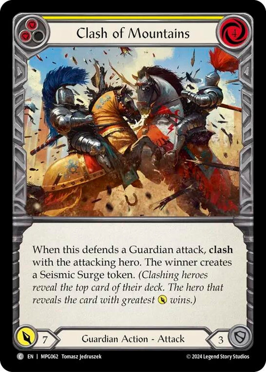 Image for Clash of Mountains (Yellow) [MPG062] - Flesh and Blood TCG