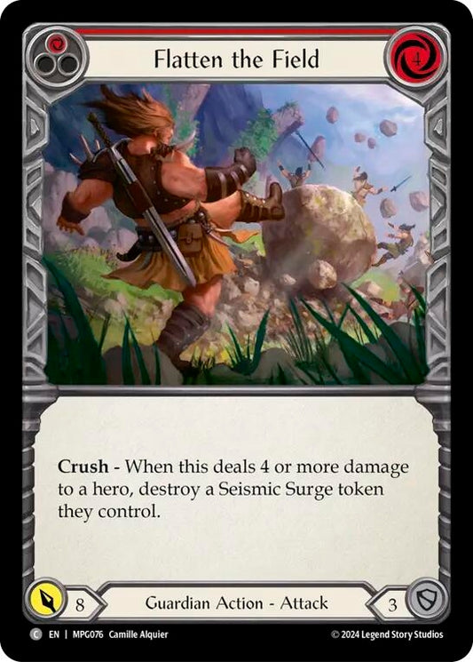 Image for Flatten the Field (Red) [MPG076] - Flesh and Blood TCG