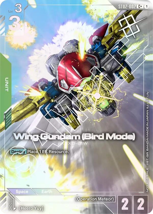 Image for Wing Gundam (Bird Mode) (Store Tournament Winner Pack 01) [ST02-002] - Gundam Card Game