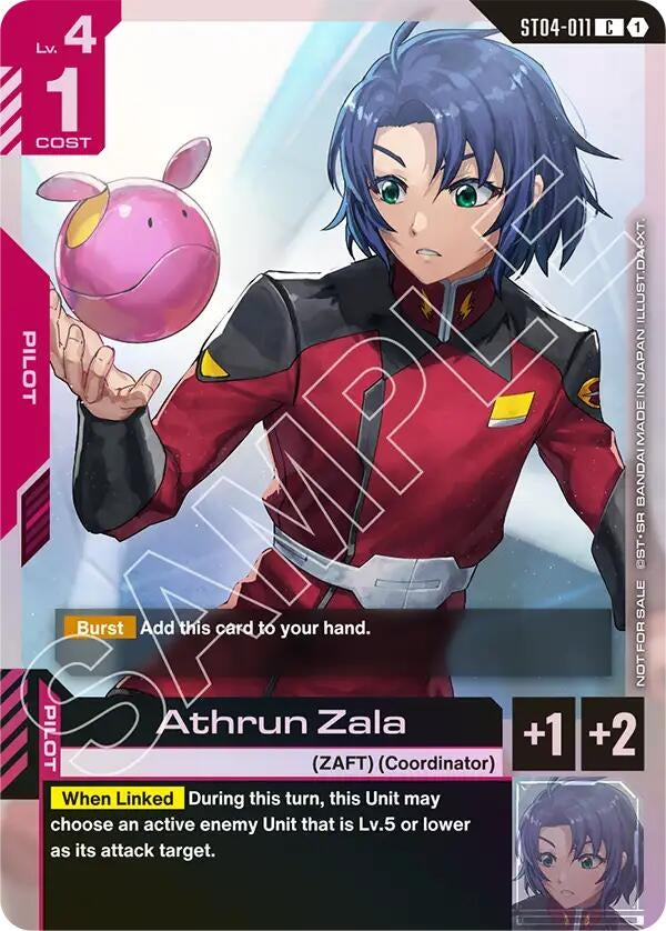 Image for Athrun Zala (Store Tournament Participant Pack 01) [ST04-011] - Gundam Card Game