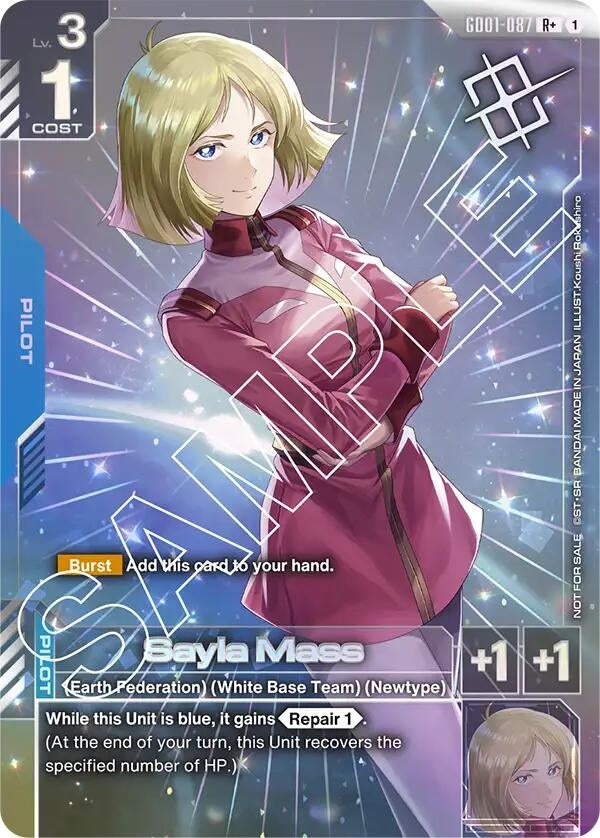 Image for Sayla Mass (Store Tournament Winner Pack 01) [GD01-087] - Gundam Card Game