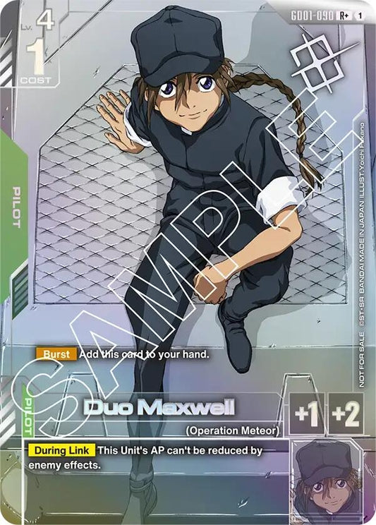 Image for Duo Maxwell (Store Tournament Winner Pack 01) [GD01-090] - Gundam Card Game