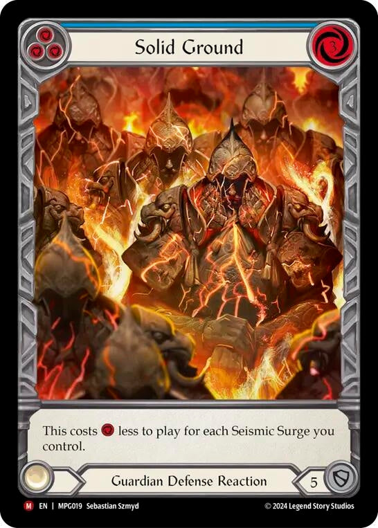 Image for Solid Ground (Extended Art) [MPG019] - Flesh and Blood TCG