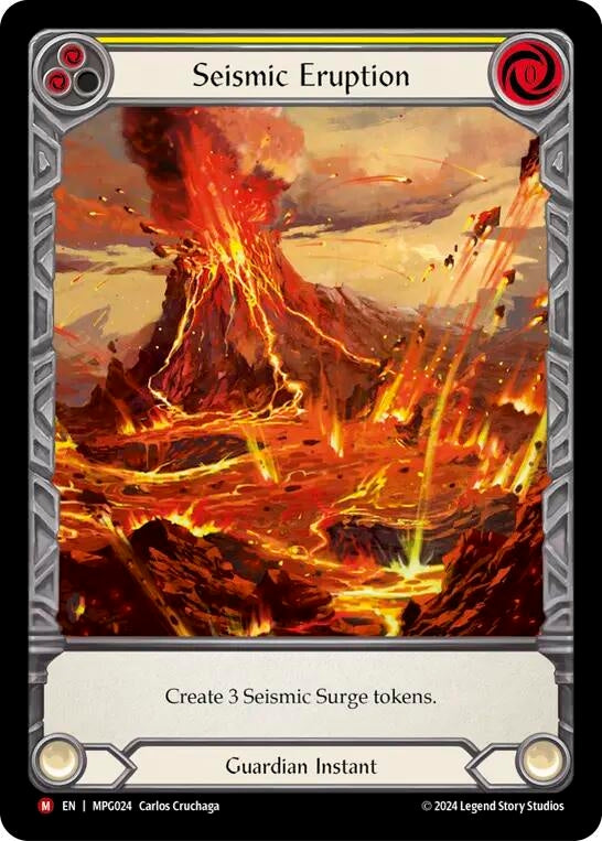 Image for Seismic Eruption (Extended Art) [MPG024] - Flesh and Blood TCG
