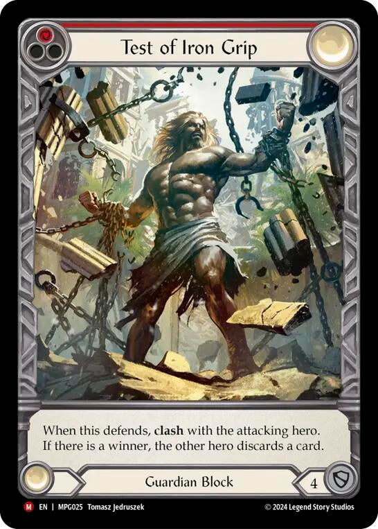Image for Test of Iron Grip (Extended Art) [MPG025] - Flesh and Blood TCG