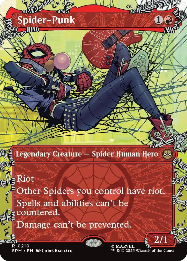 Image for Spider-Punk (0210) (Borderless) [210] - Magic: The Gathering