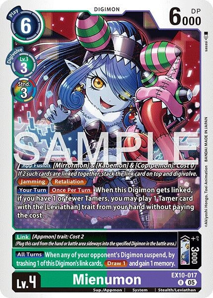 Image for Mienumon [EX10-017 R] - Digimon Card Game