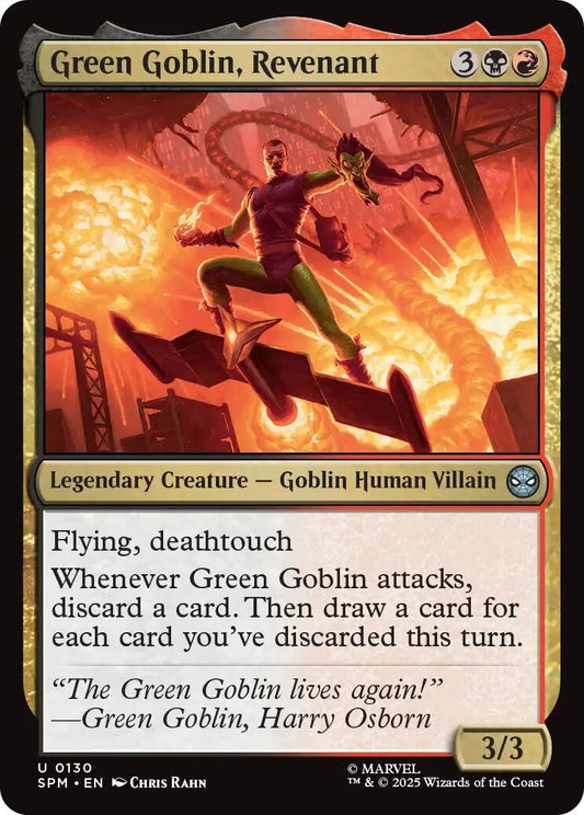 Image for Green Goblin, Revenant [130] - Magic: The Gathering