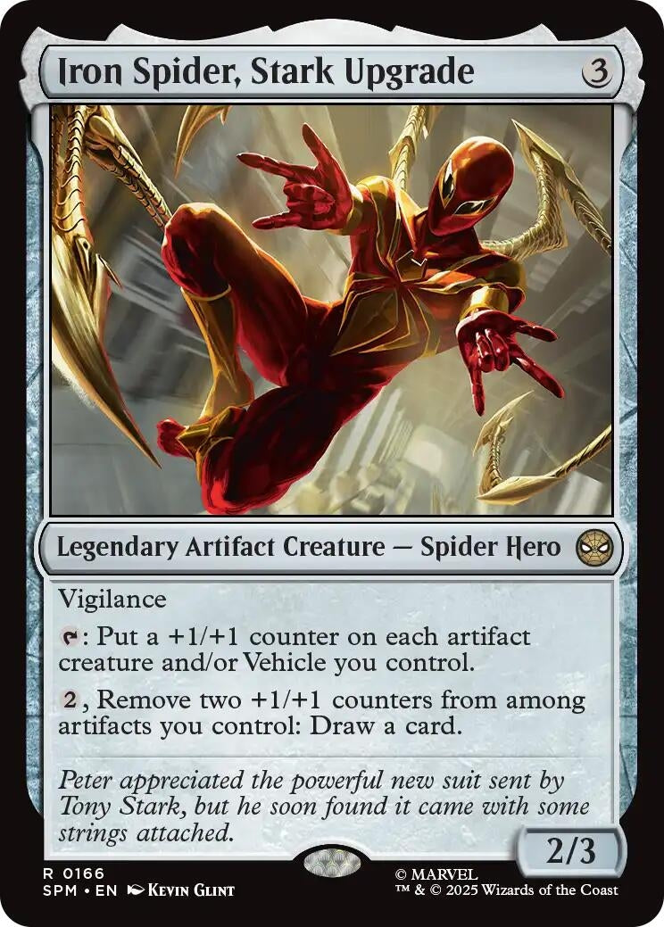 Image for Iron Spider, Stark Upgrade [166] - Magic: The Gathering