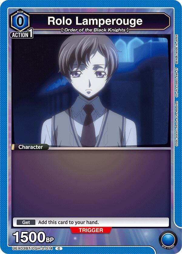 Image for Rolo Lamperouge (014) [UEX03BT/CGH-2-014] - Union Arena