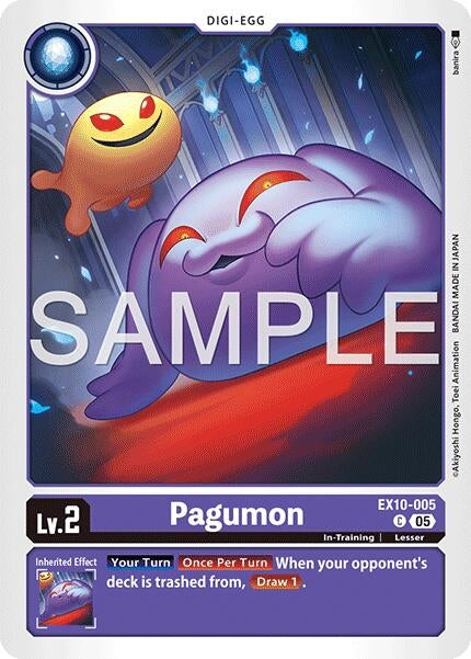 Image for Pagumon [EX10-005 C] - Digimon Card Game