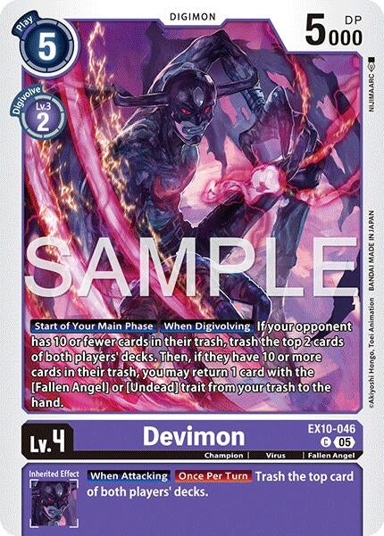 Image for Devimon [EX10-046 C] - Digimon Card Game