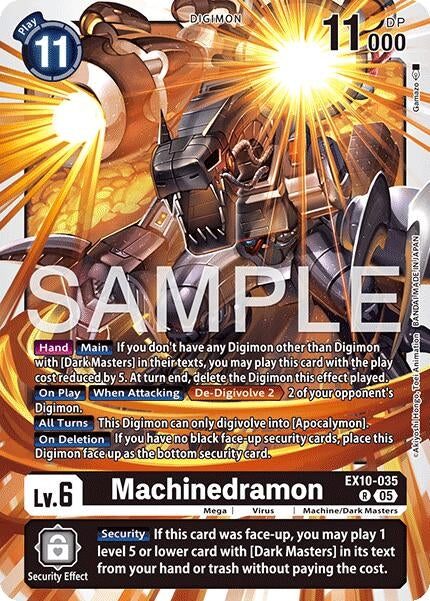 Image for Machinedramon [EX10-035 R] - Digimon Card Game