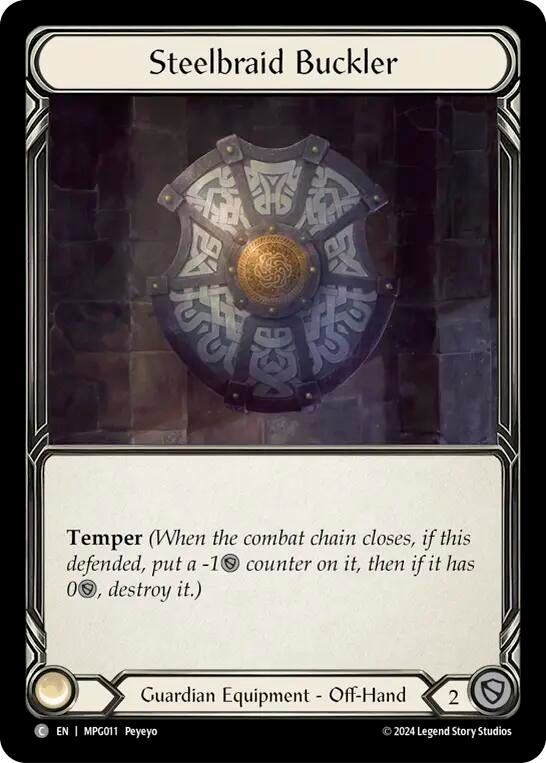 Image for Steelbraid Buckler [MPG011] - Flesh and Blood TCG