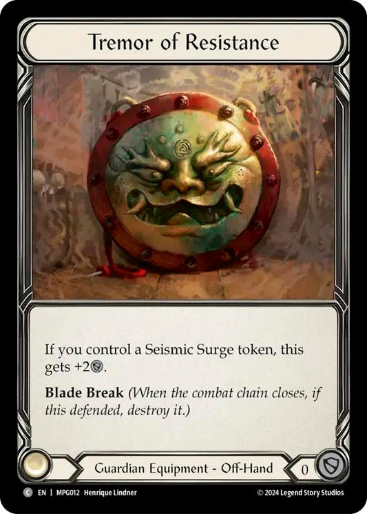 Image for Tremor of Resistance [MPG011] - Flesh and Blood TCG