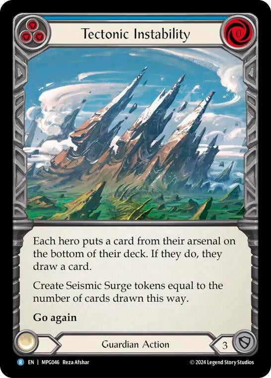 Image for Tectonic Instability [MPG046] - Flesh and Blood TCG