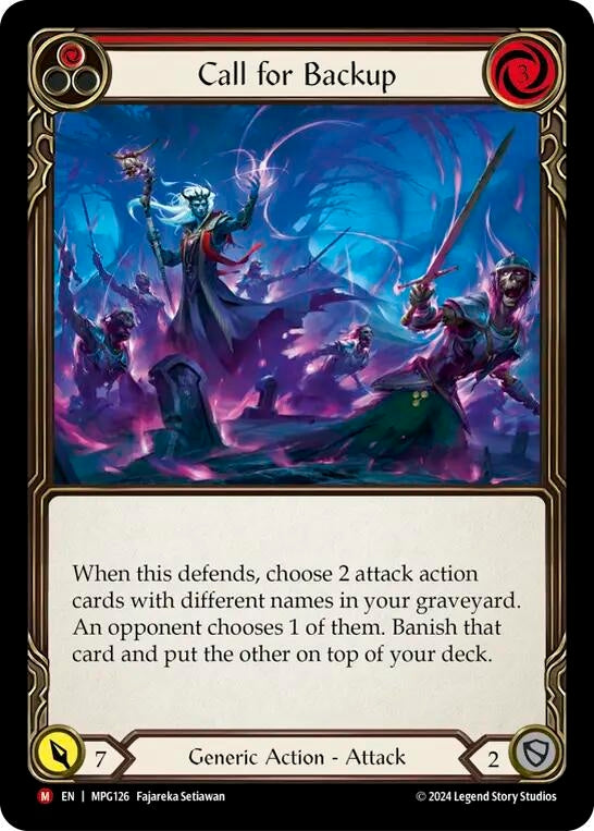 Image for Call for Backup [MPG126] - Flesh and Blood TCG