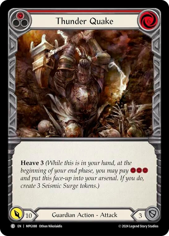 Image for Thunder Quake (Red) [MPG088] - Flesh and Blood TCG